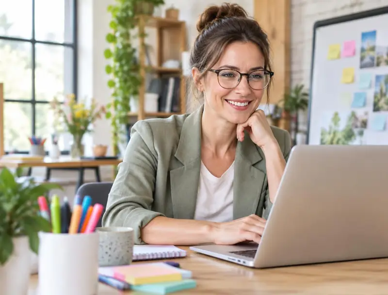 Beraterin bei der digitalen Zusammenarbeit