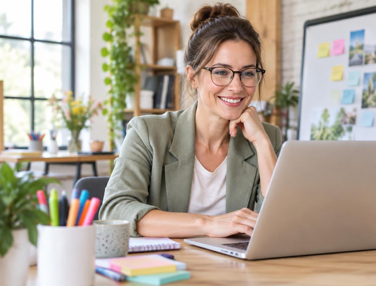 Beraterin bei der digitalen Zusammenarbeit